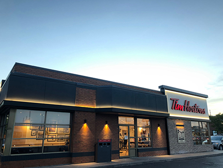 Tim Hortons - Exterior Finish